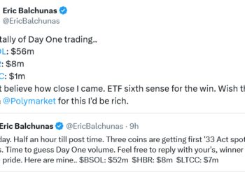 Bitwise Solana Staking ETF notches $55M trading volume on debut